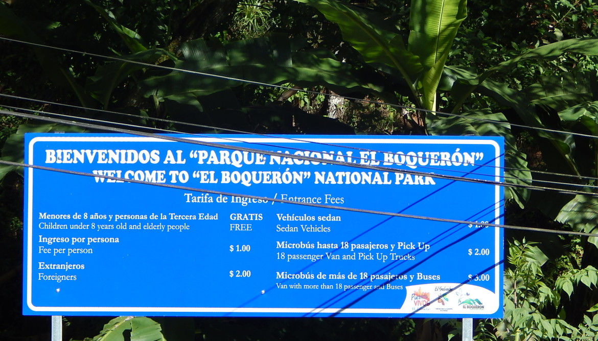 Parque el Boqueron en San Salvador